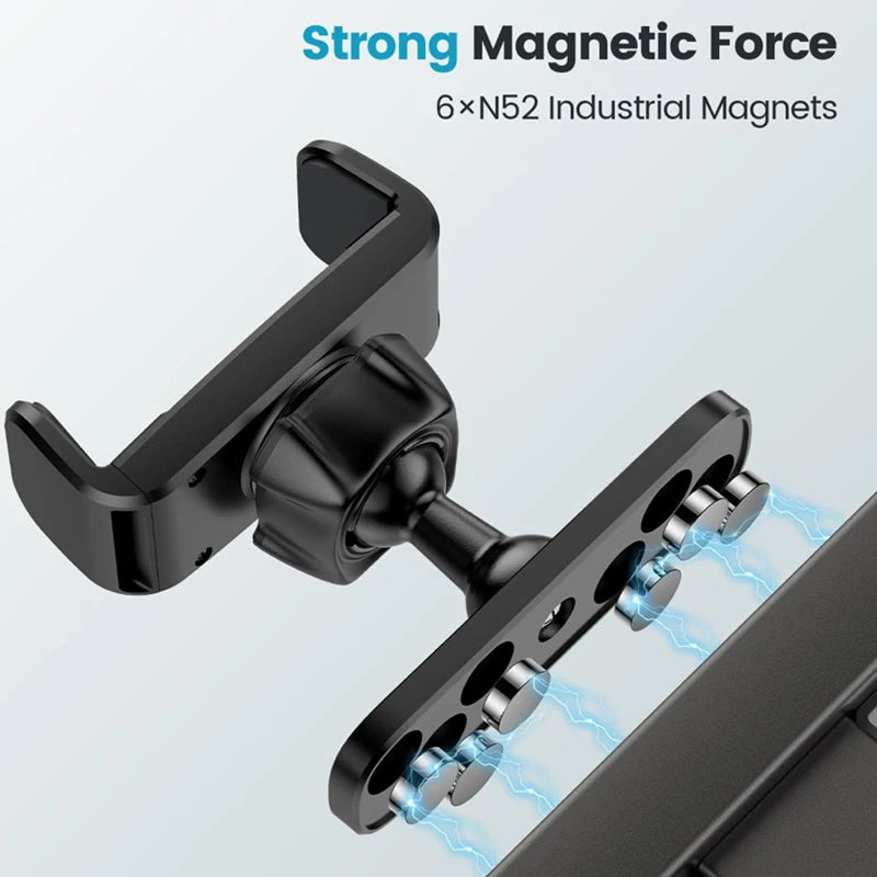 Tenmtoo Gym Magnetic Phone Holder 360 Adjustable Stand for Magsafe Compatible with All 4.7-6.5 Inch Smartphones Iphone 15 14 13