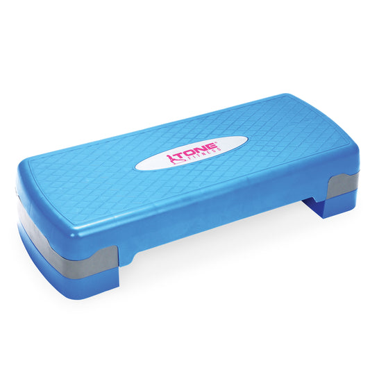 Aerobic Step Platform in Blue and White